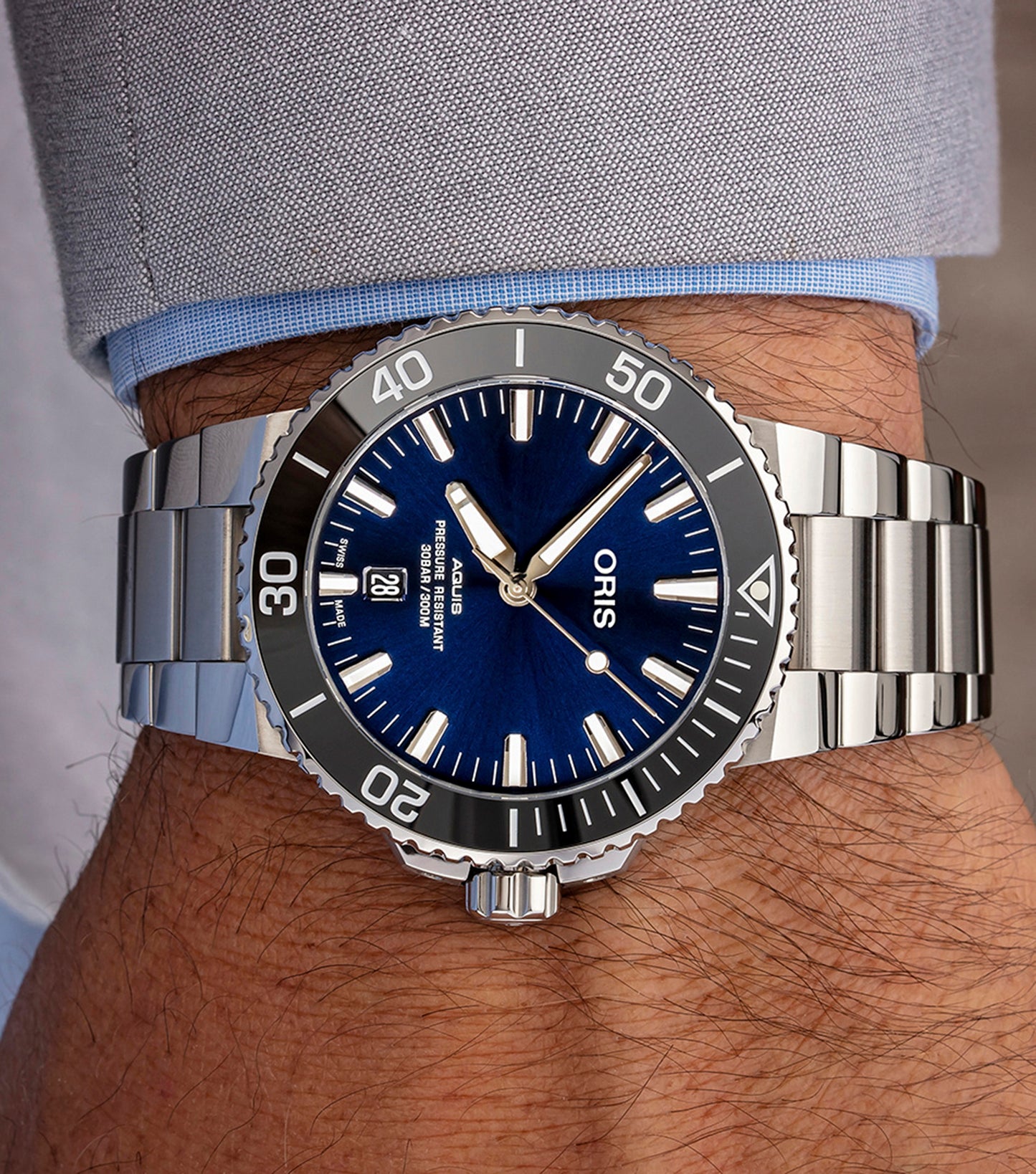 Aquis Blue  Automatic Watch Gents