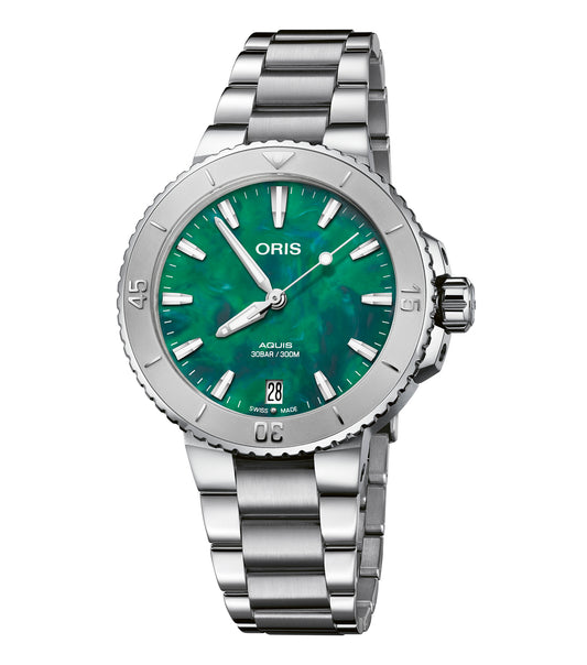 Aquis Green  Automatic Watch Ladies