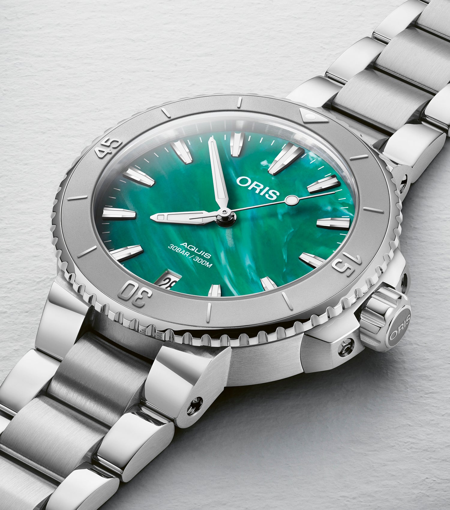 Aquis Green  Automatic Watch Ladies