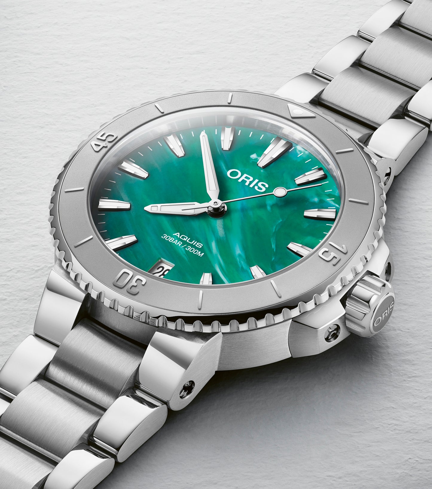 Aquis Green  Automatic Watch Ladies