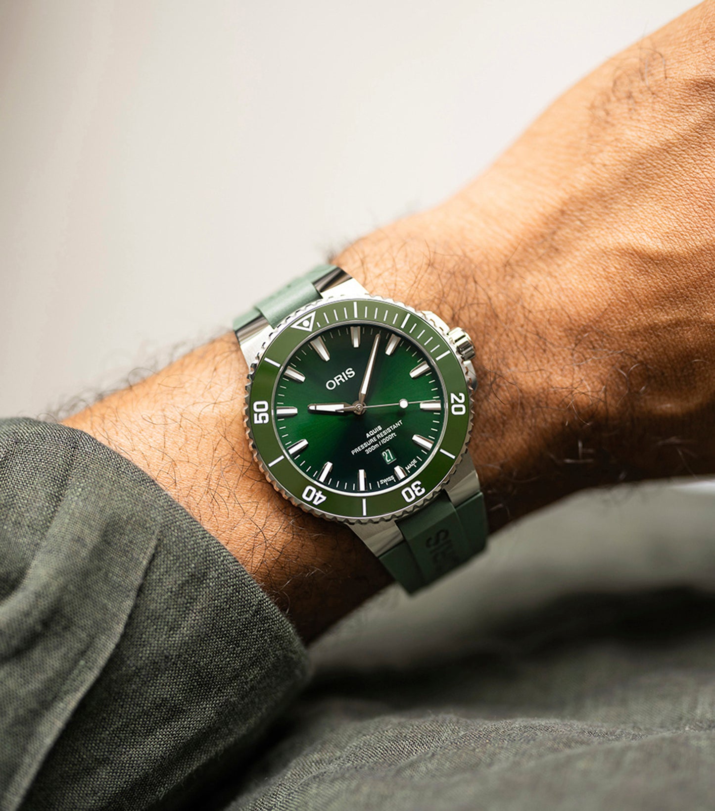 Aquis Green  Automatic Watch Gents