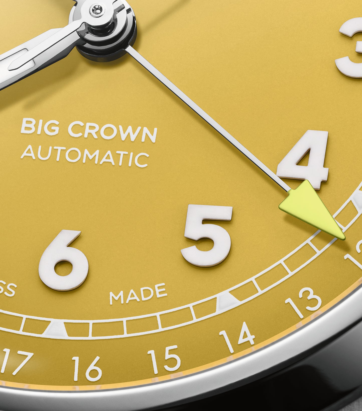 Big Crown Yellow  Automatic Watch Gents