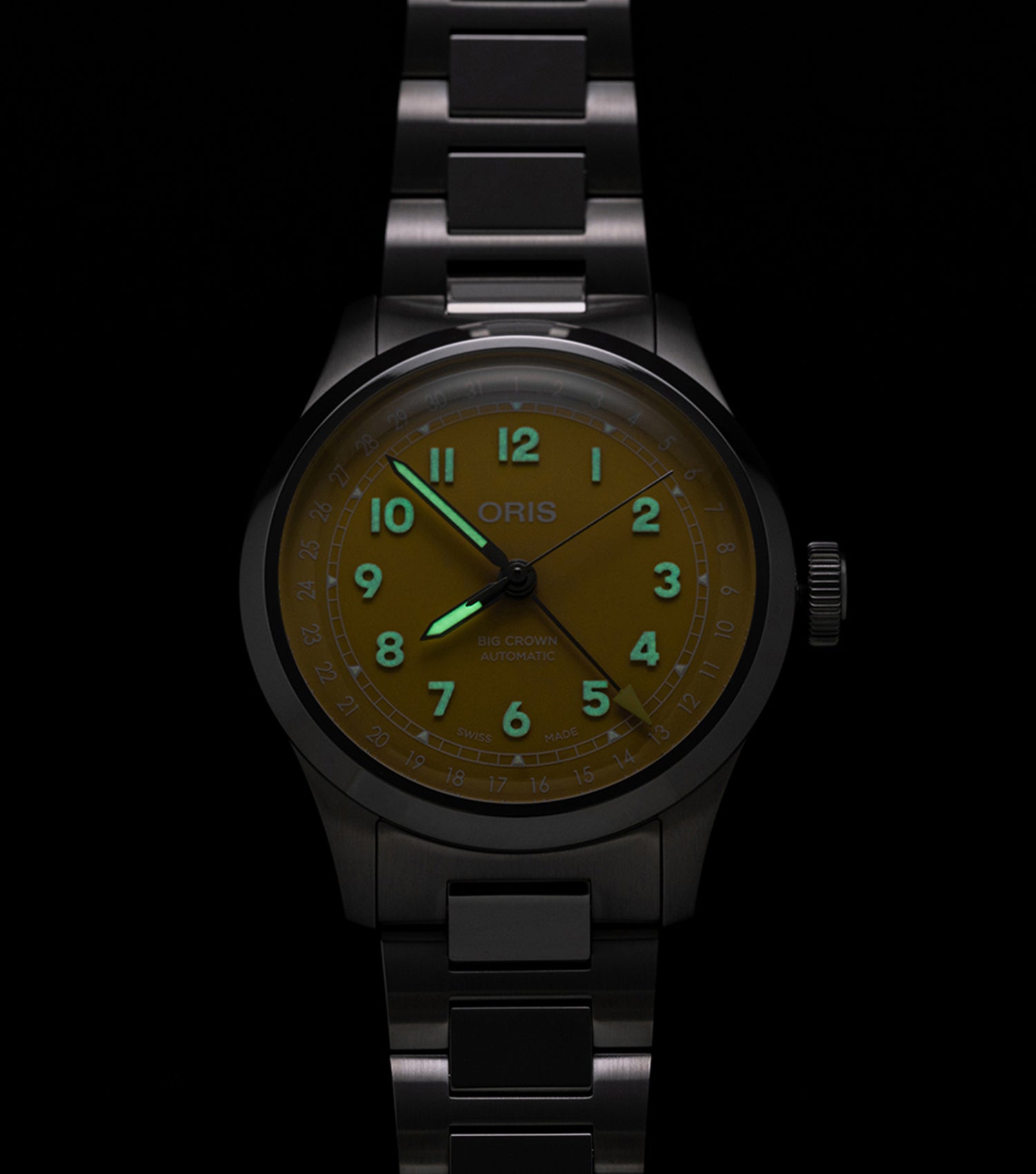 Big Crown Yellow  Automatic Watch Gents