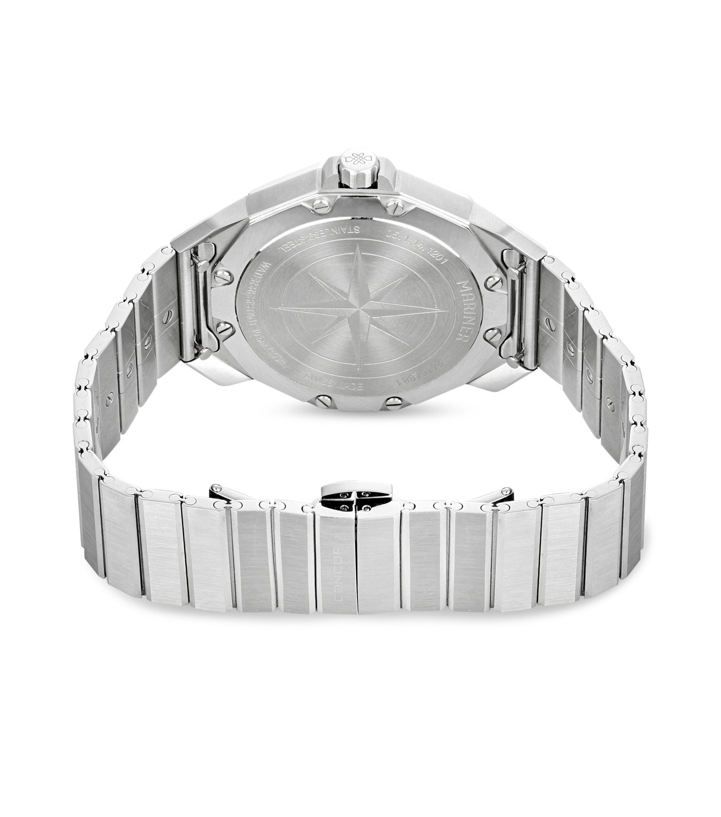 Stainless steel,anthracite dial watch