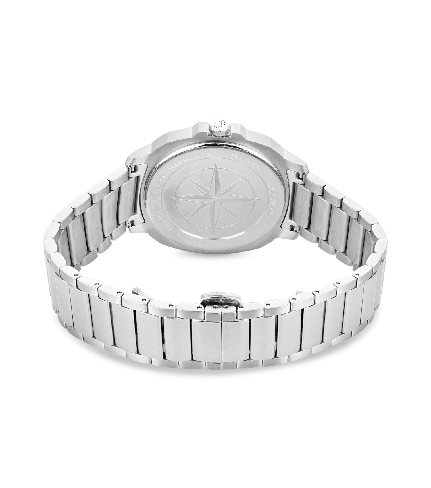 Stainless Steel Black Powder Dial 40mm
