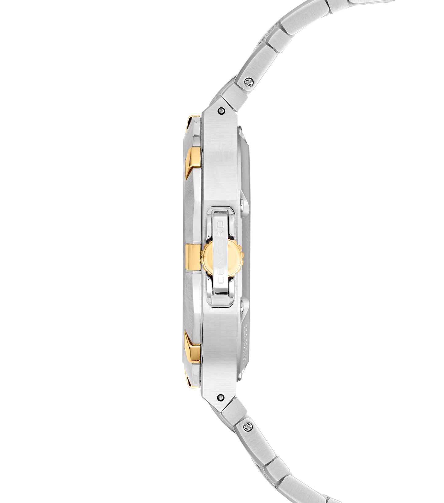Ladies Watch STL GLD SARATOGA LADY QTZ 31MM WHT MOP DL BRCT