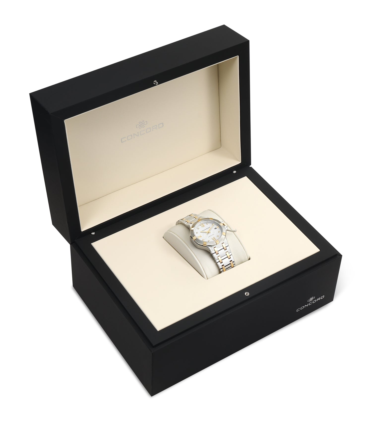 Ladies Watch STL GLD SARATOGA LADY QTZ 31MM WHT MOP DL BRCT