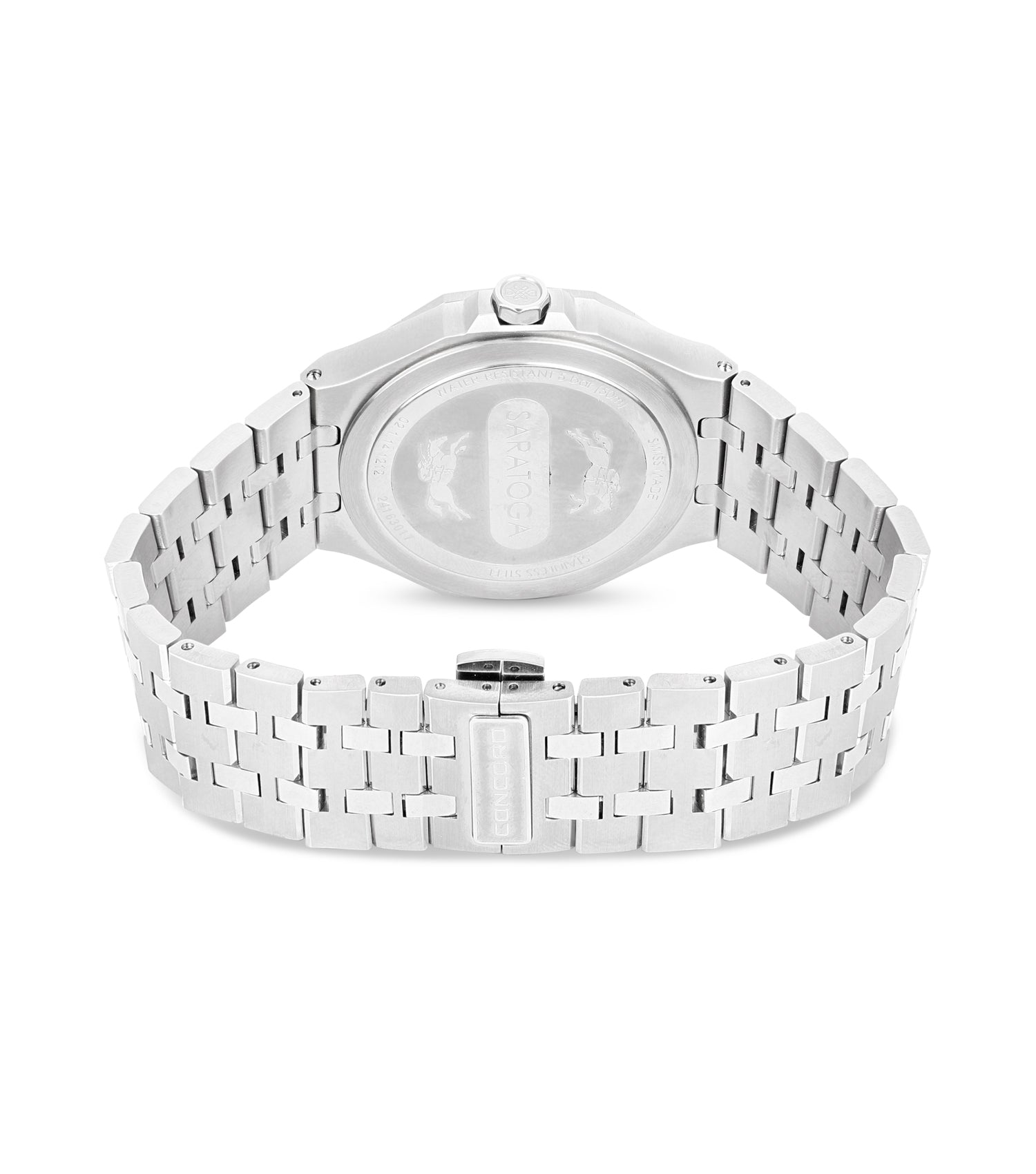 Gents Watch STL SARATOGA 40MM GREY/DL BRCT QTZ