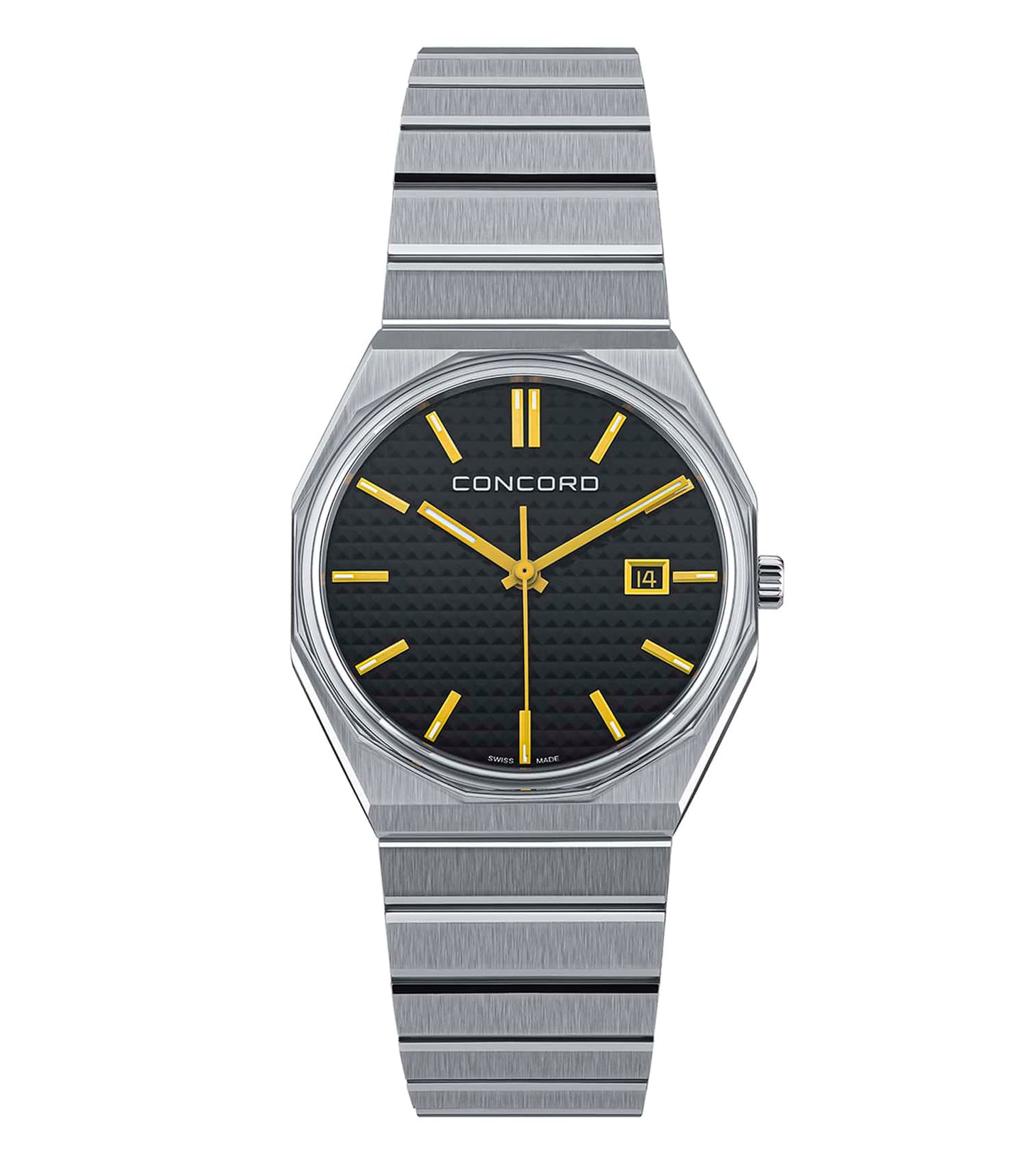 Gents Watch STL MARINER SL 75TH ED QTZ 39MM BLK/DL YLW/INDX BRCT LTD