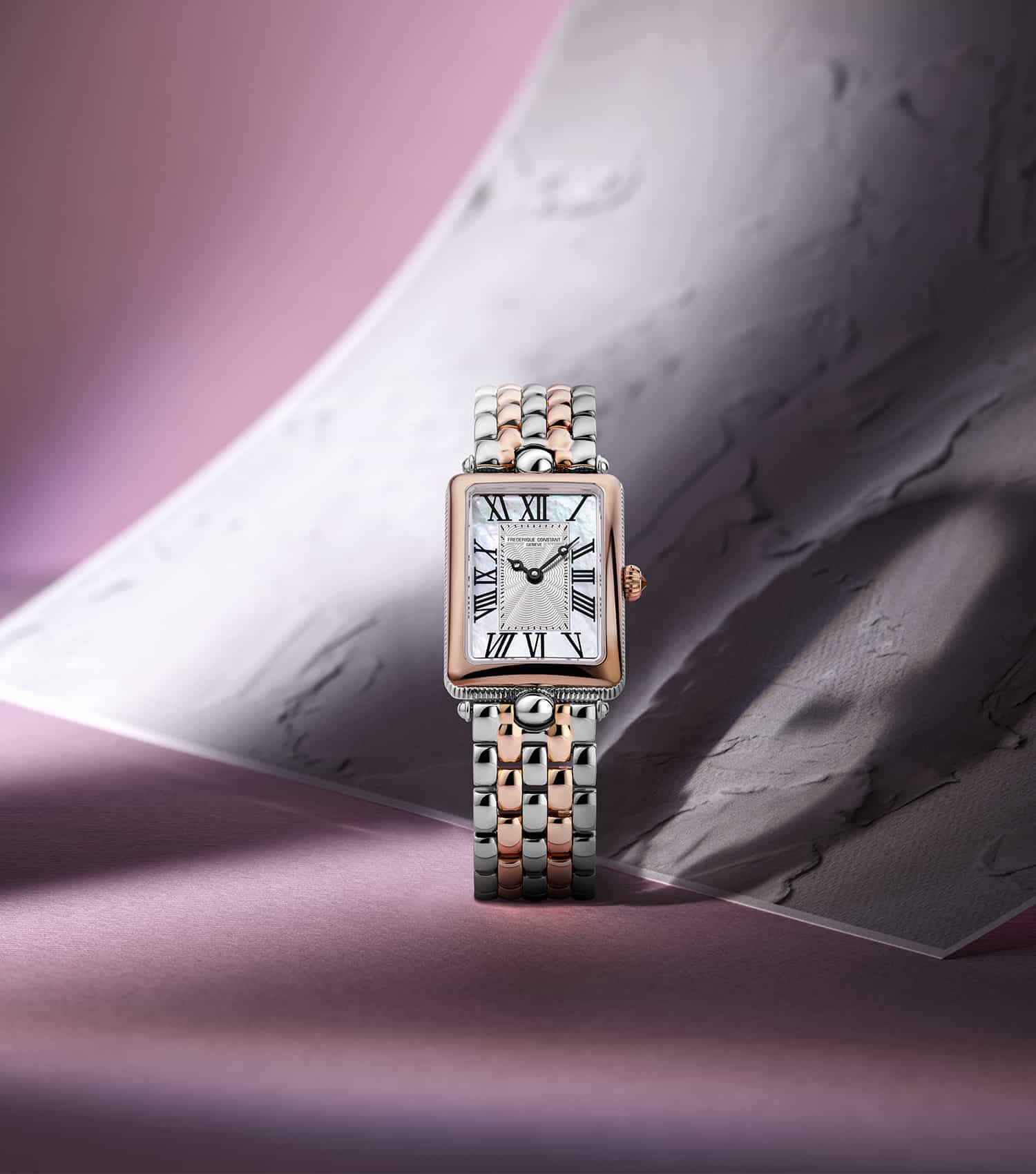 Art Deco Silver Analog Watch Women