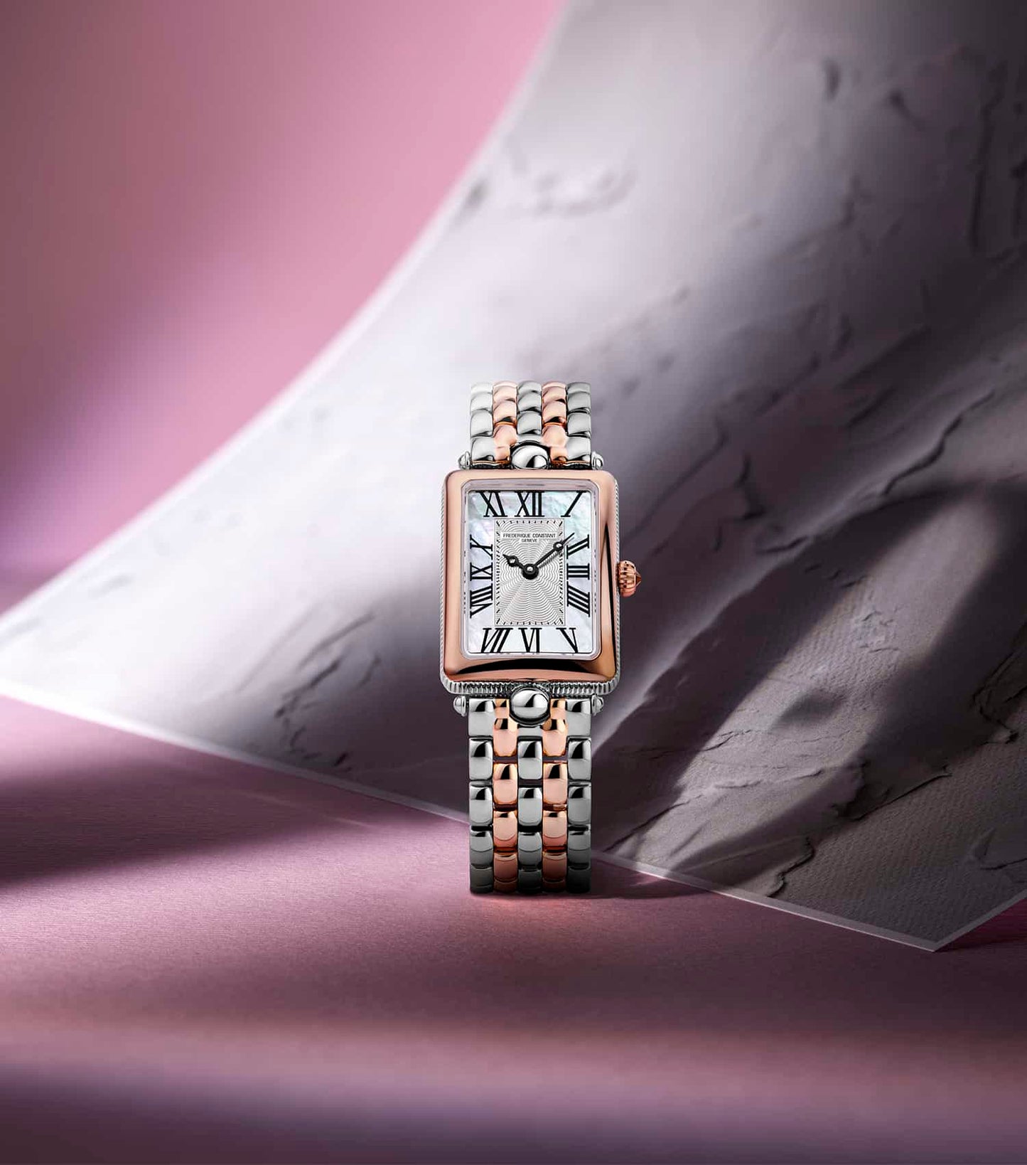 Art Deco Silver Analog Watch Women