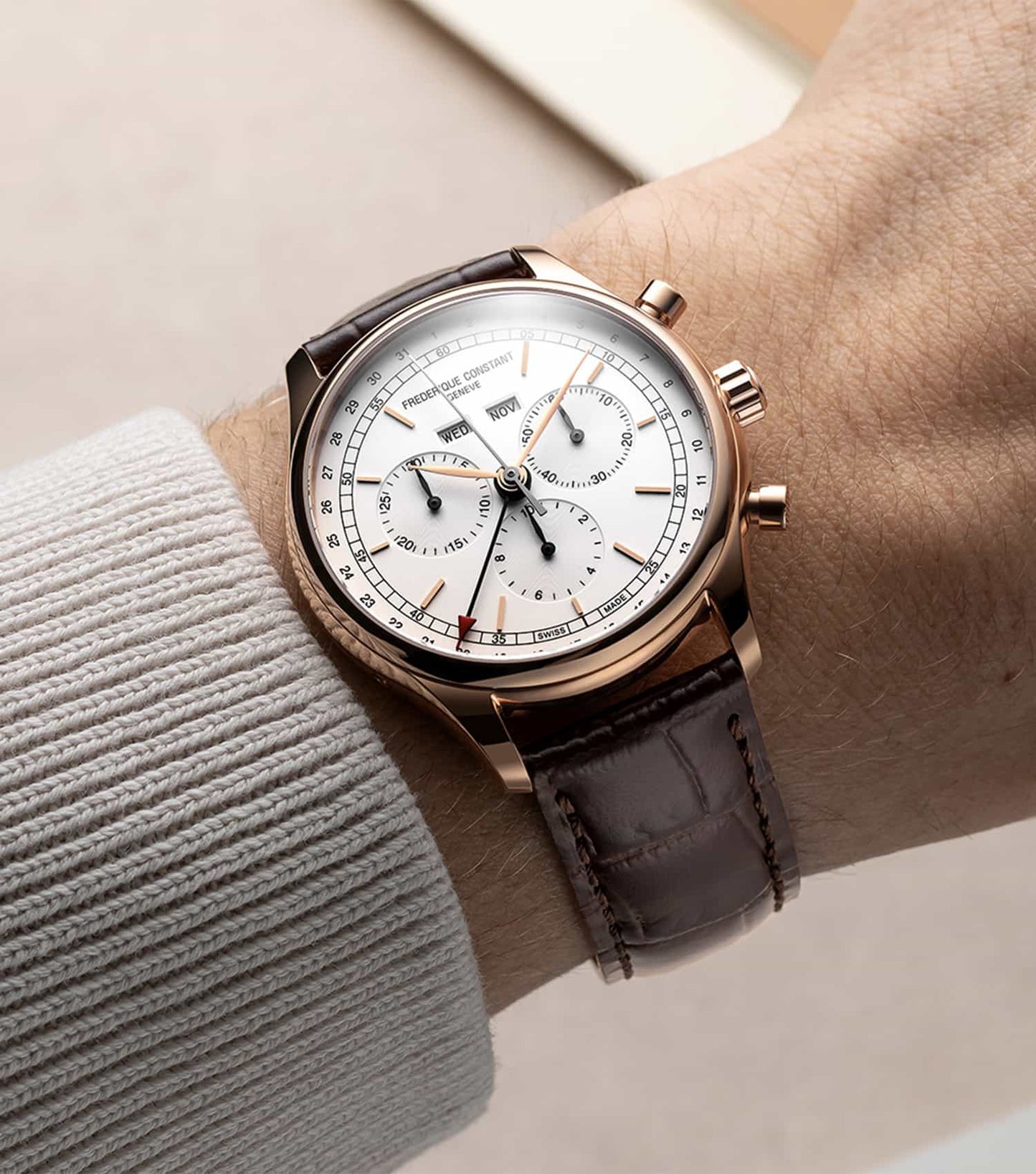 Classics Silver Analog Watch Men