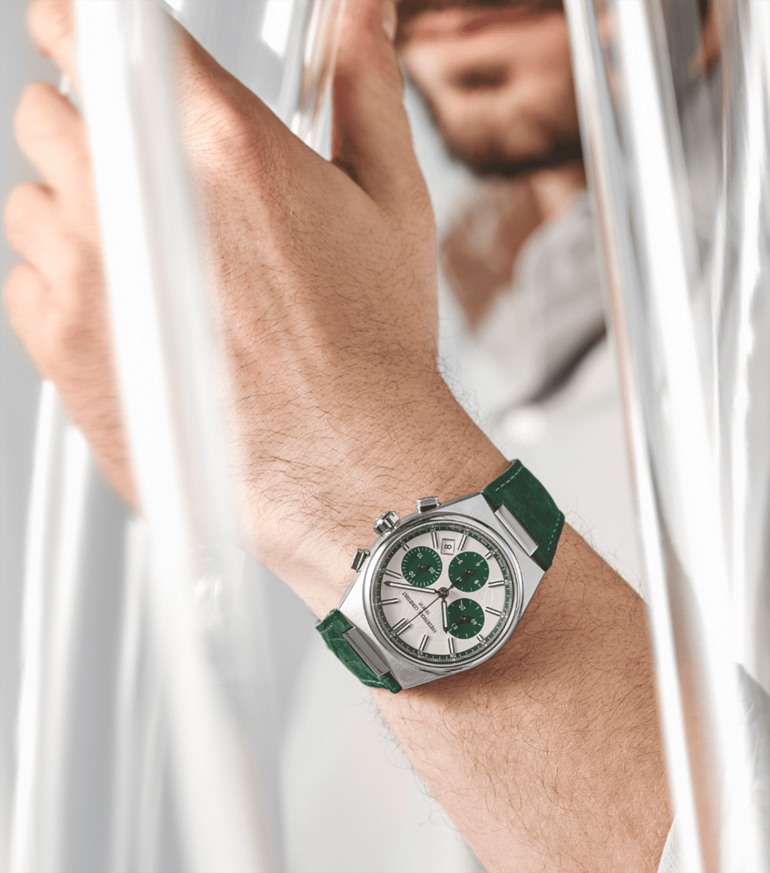 Frederique Constant HIGHLIFE Silver and Green  Automatic Watch Men