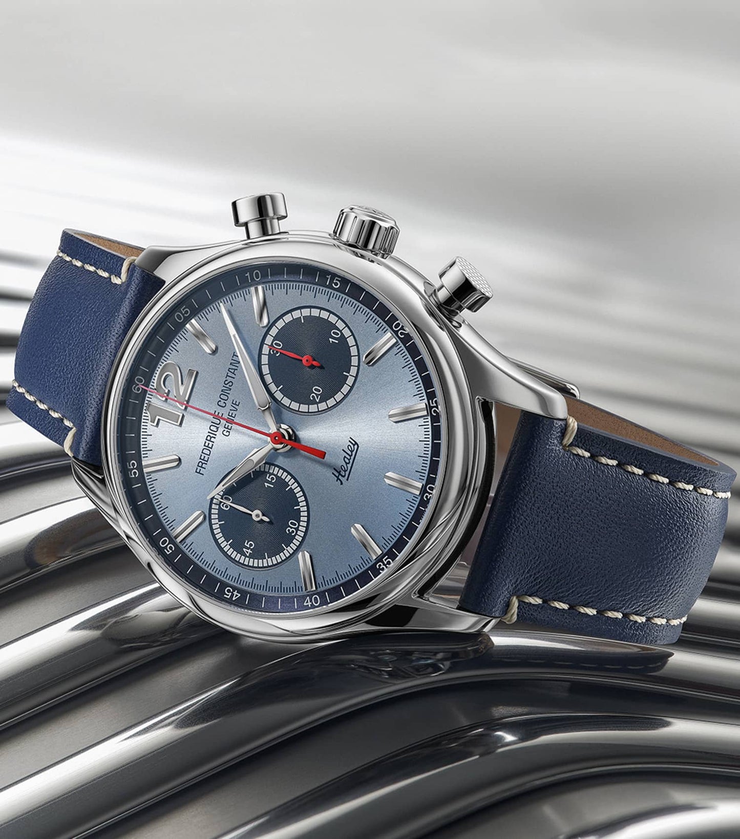 Vintage Rally Healey Blue  Automatic Watch Men