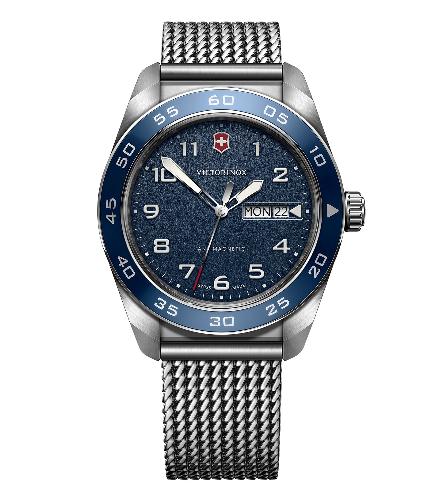 Men Swiss Army Quartz Watch 42 mm