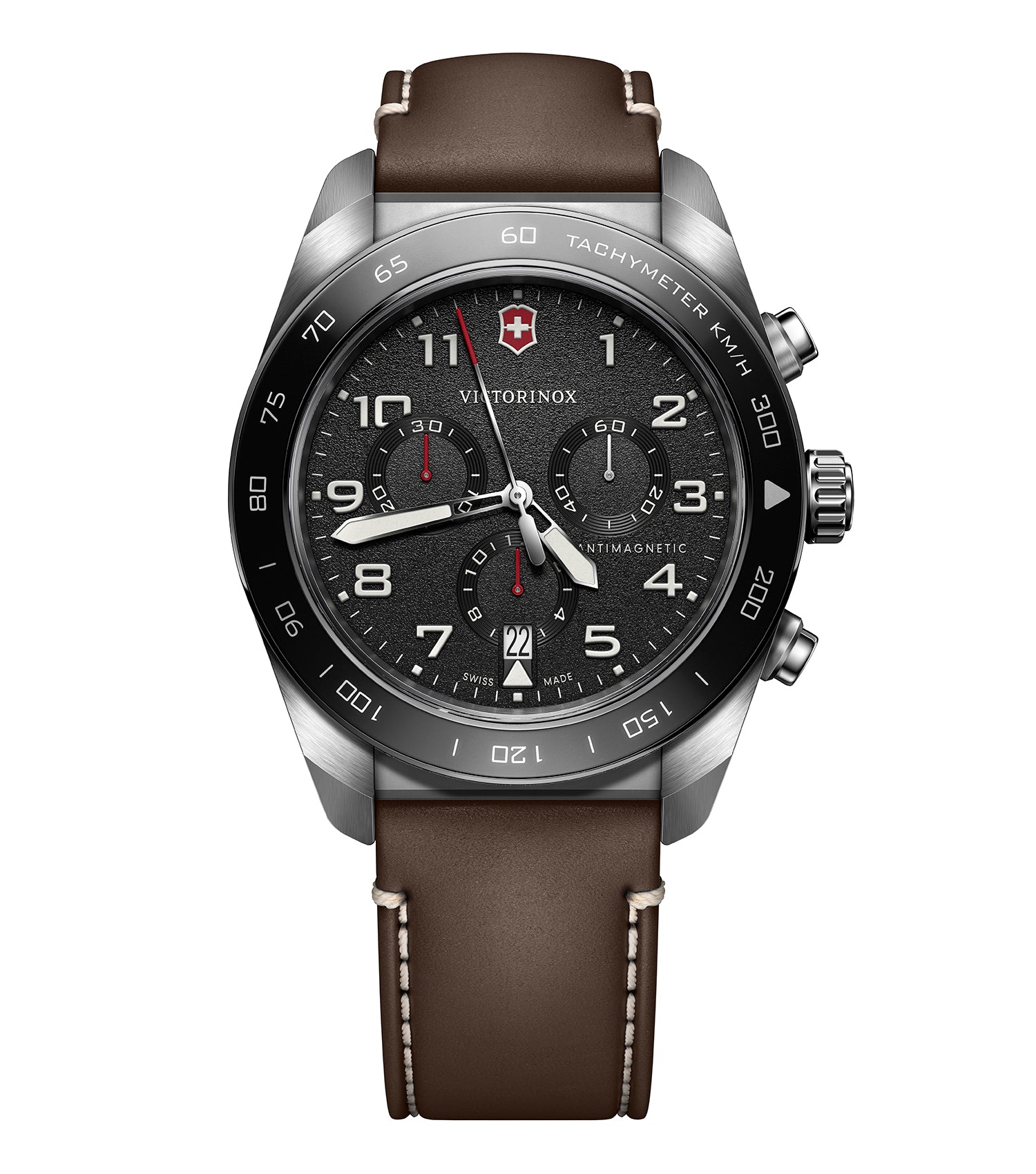 Men Swiss Army Quartz Watch 42 mm