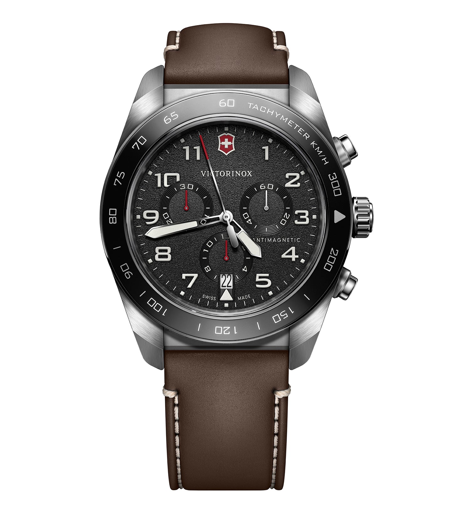 Men Swiss Army Quartz Watch 42 mm