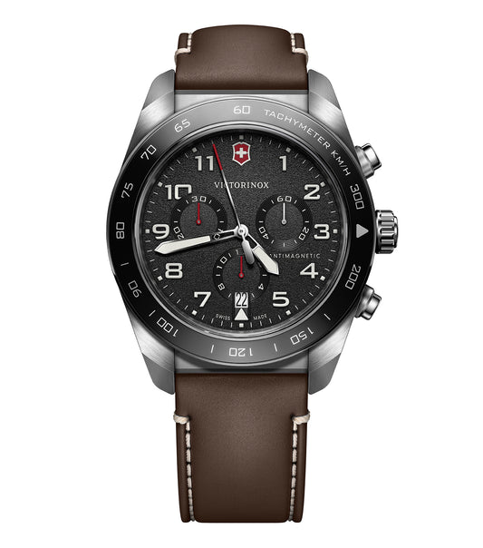 Men Swiss Army Quartz Watch 42 mm
