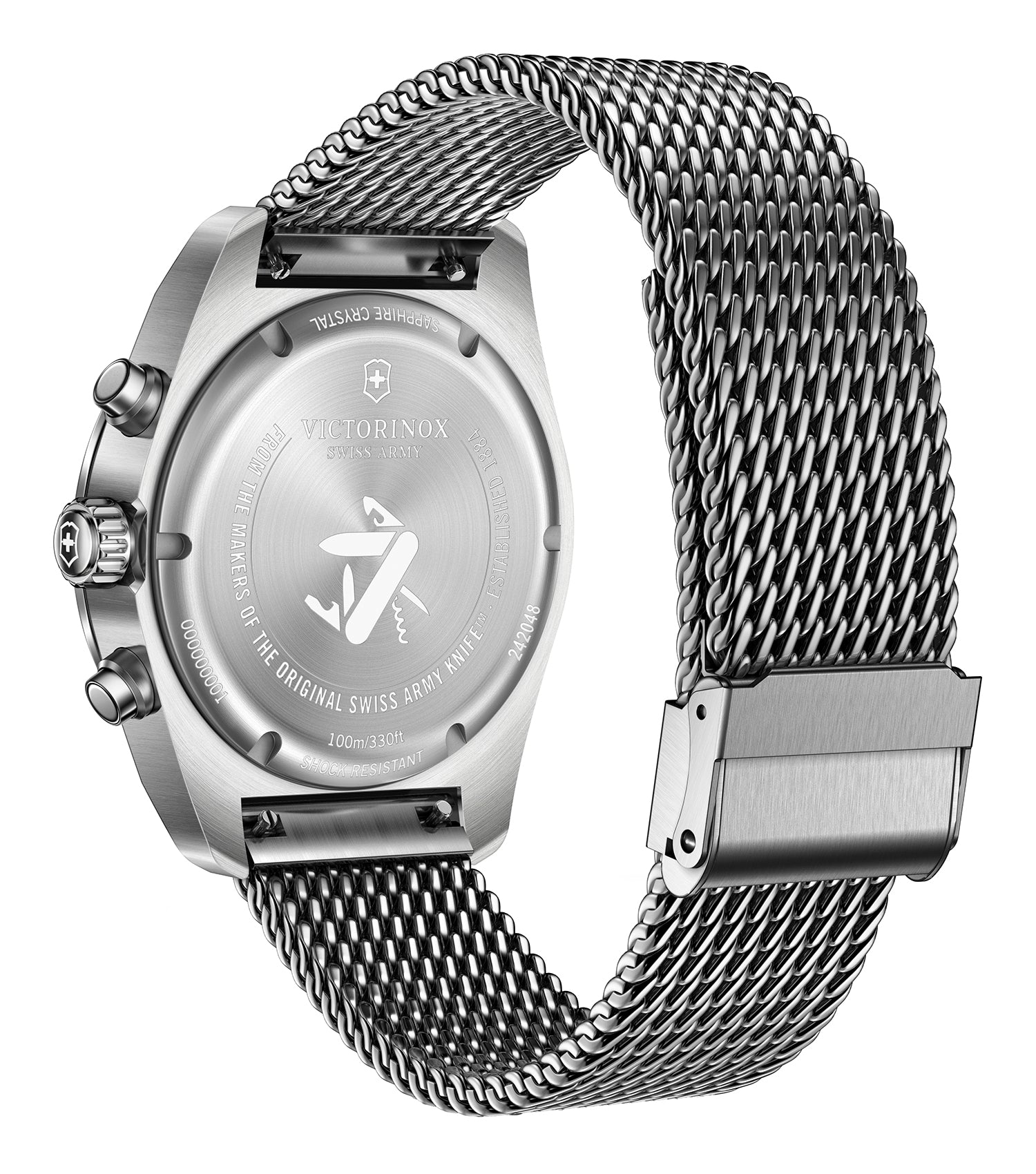 Men Swiss Army Quartz Watch 42 mm