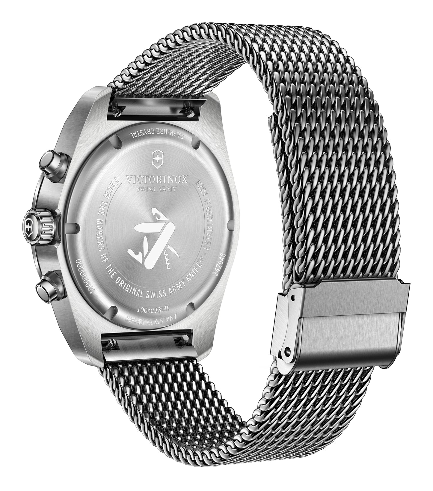 Men Swiss Army Quartz Watch 42 mm