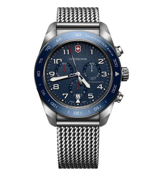 Men Swiss Army Quartz Watch 42 mm