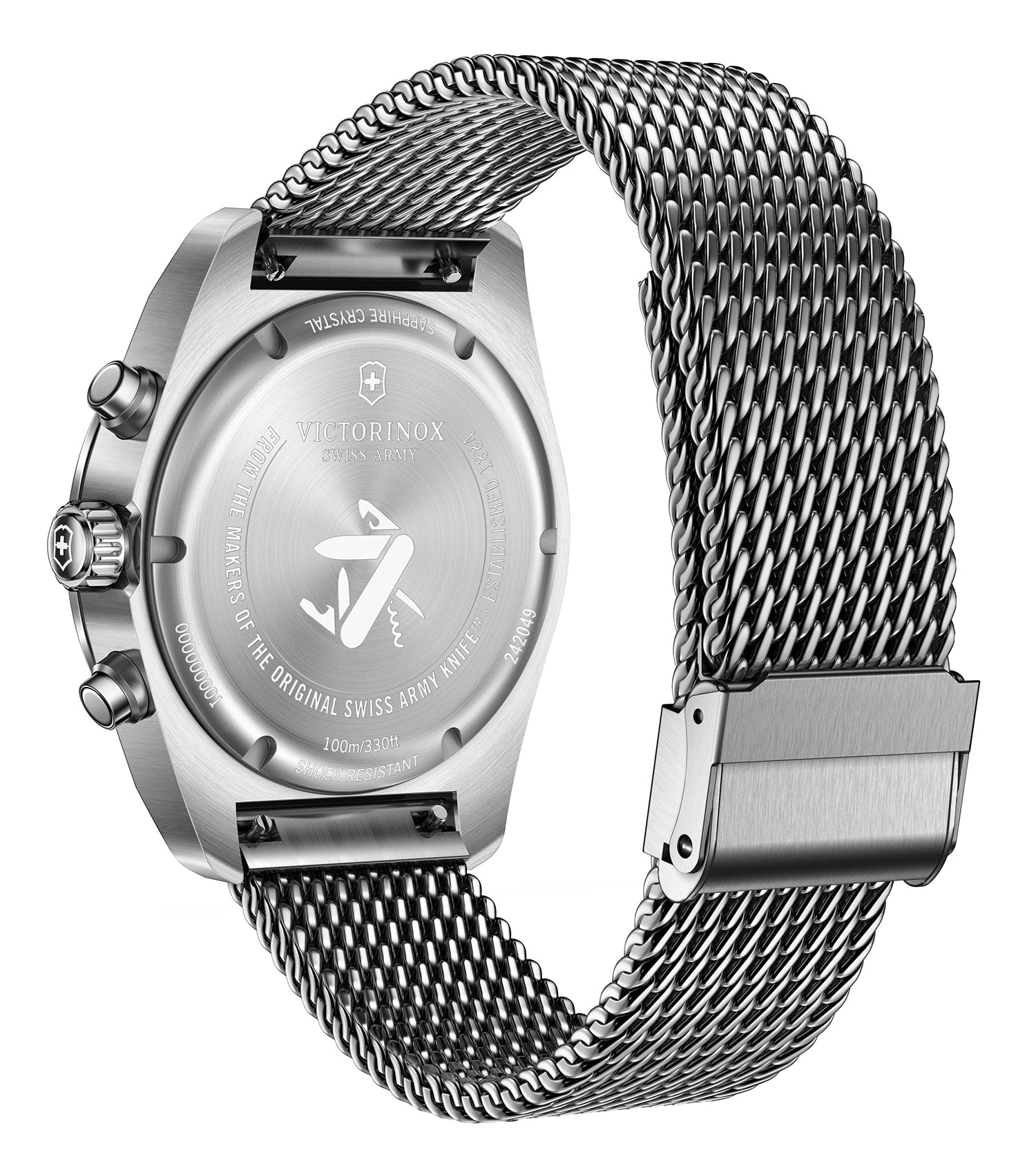 Men Swiss Army Quartz Watch 42 mm