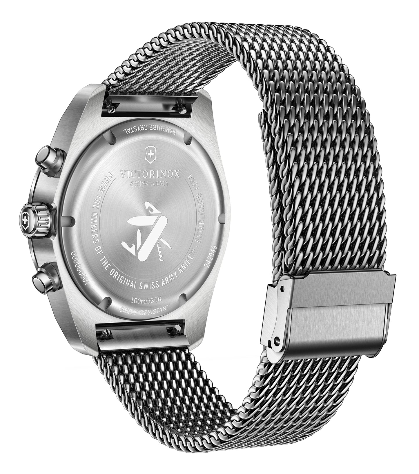 Men Swiss Army Quartz Watch 42 mm