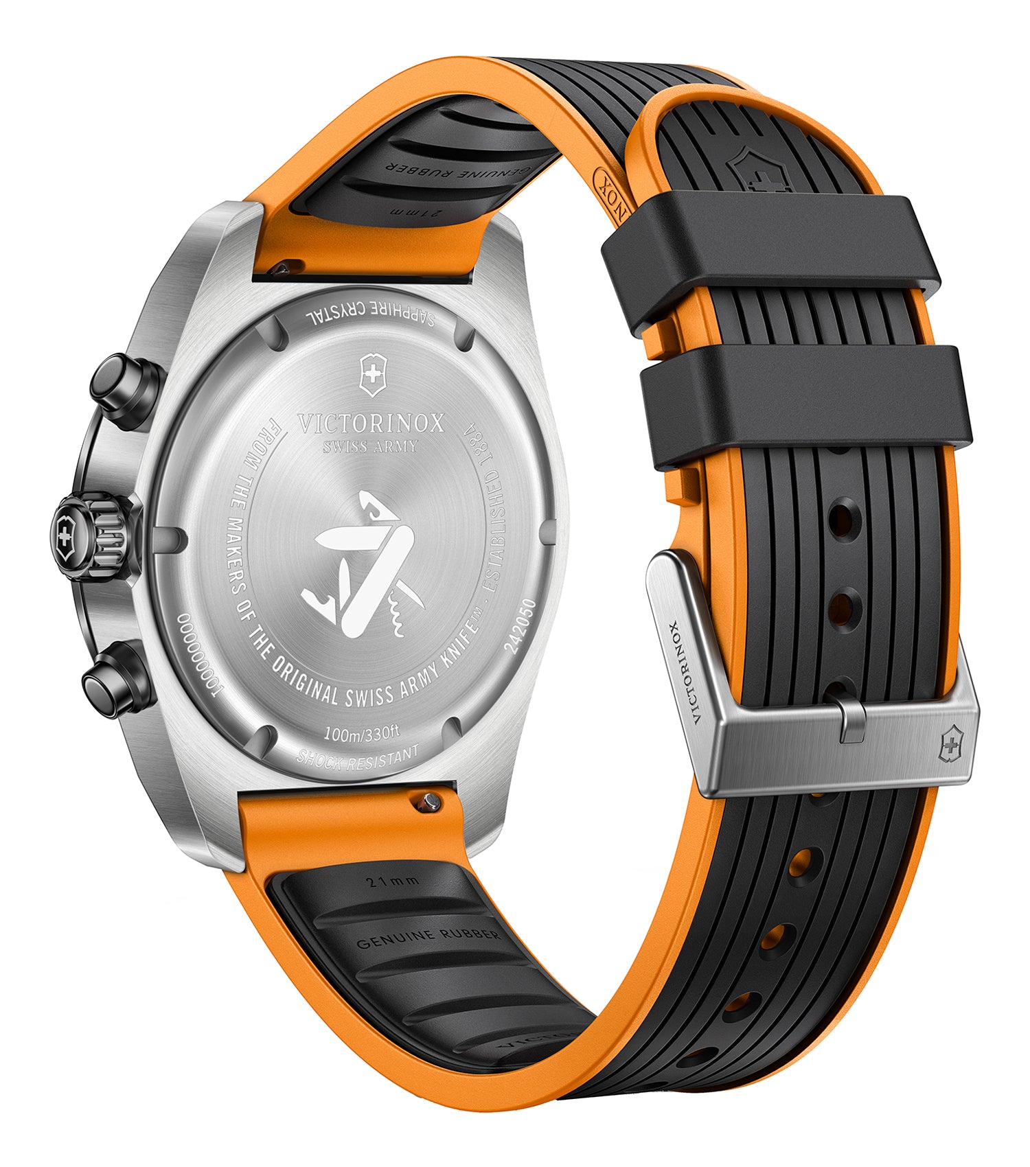 Men Swiss Army Quartz Watch 42 mm
