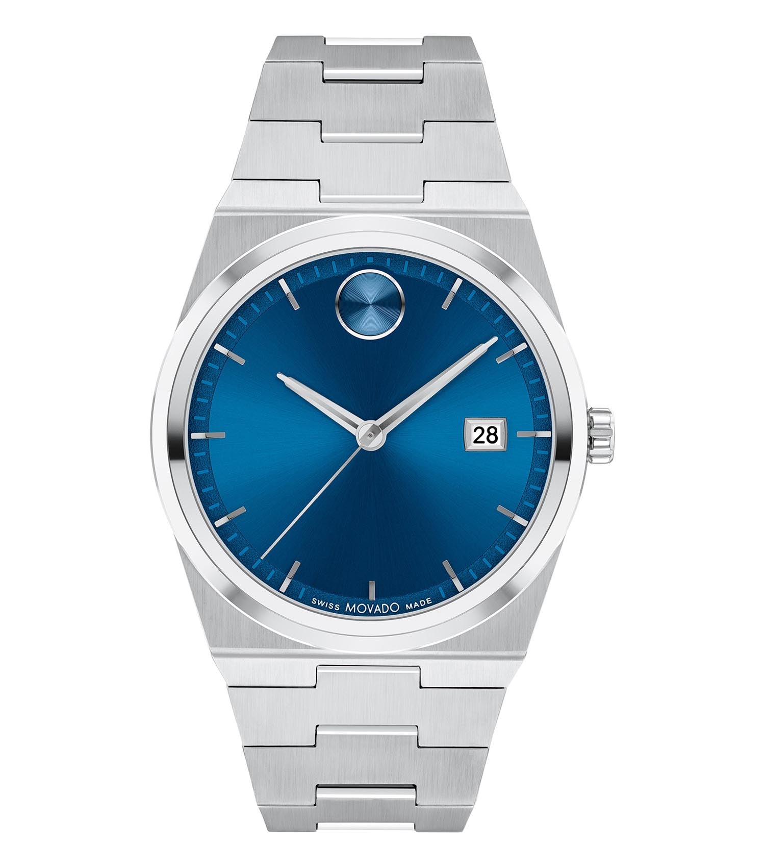 Men Bold Quest Quartz Watch 40mm with Blue Dial