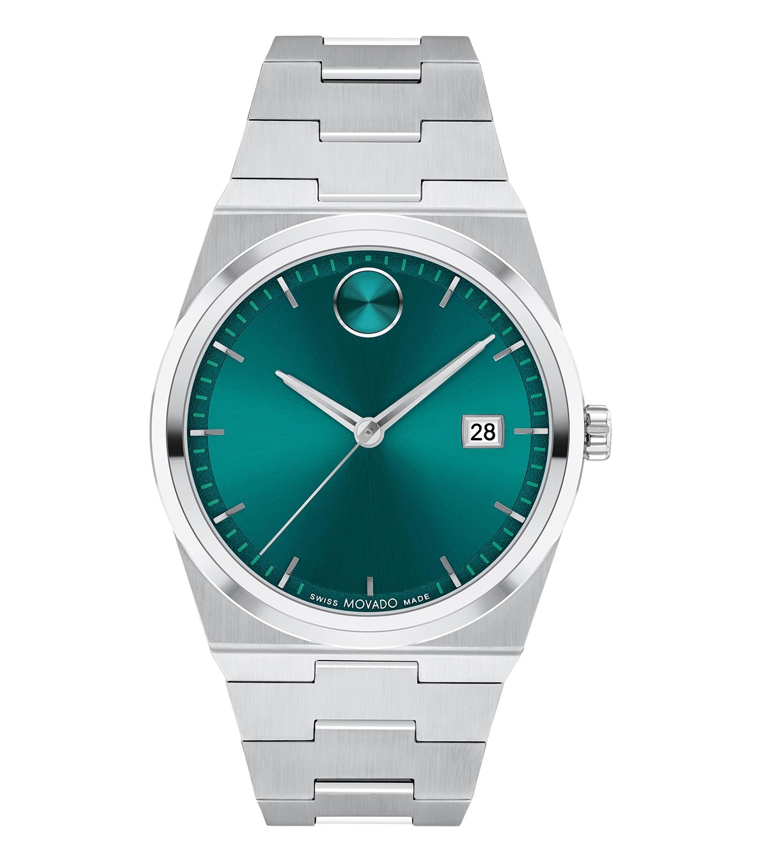 Men Bold Quest Quartz Watch 40mm with Green Dial