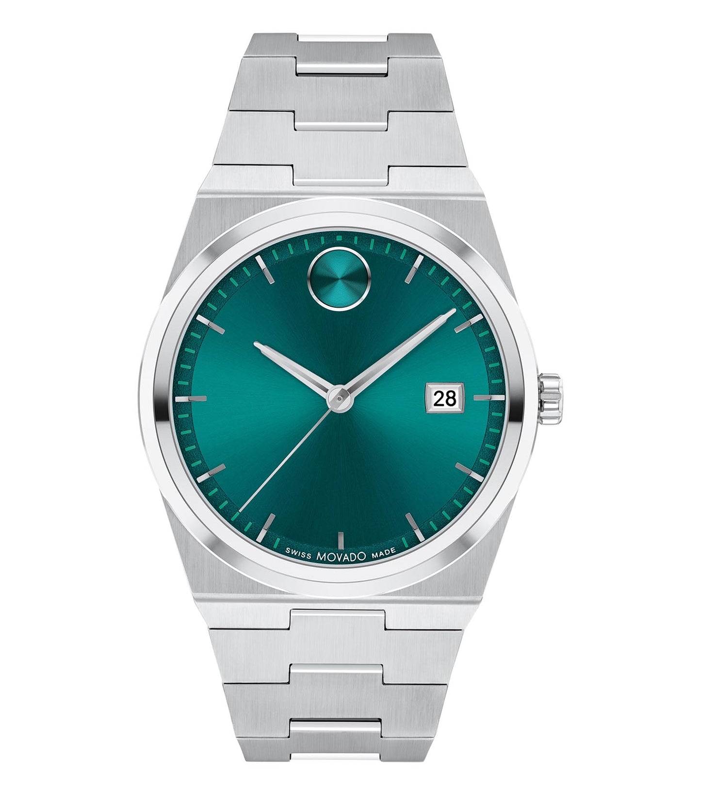 Men Bold Quest Quartz Watch 40mm with Green Dial
