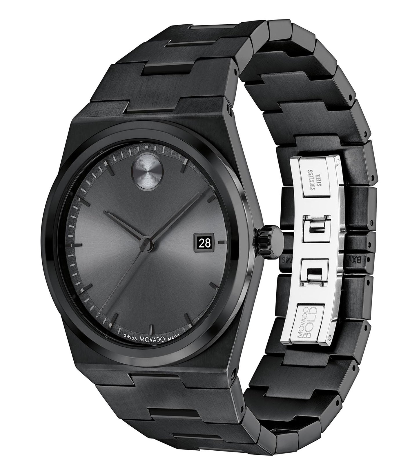 Men Bold Quest Quartz Watch 40mm with Grey Dial