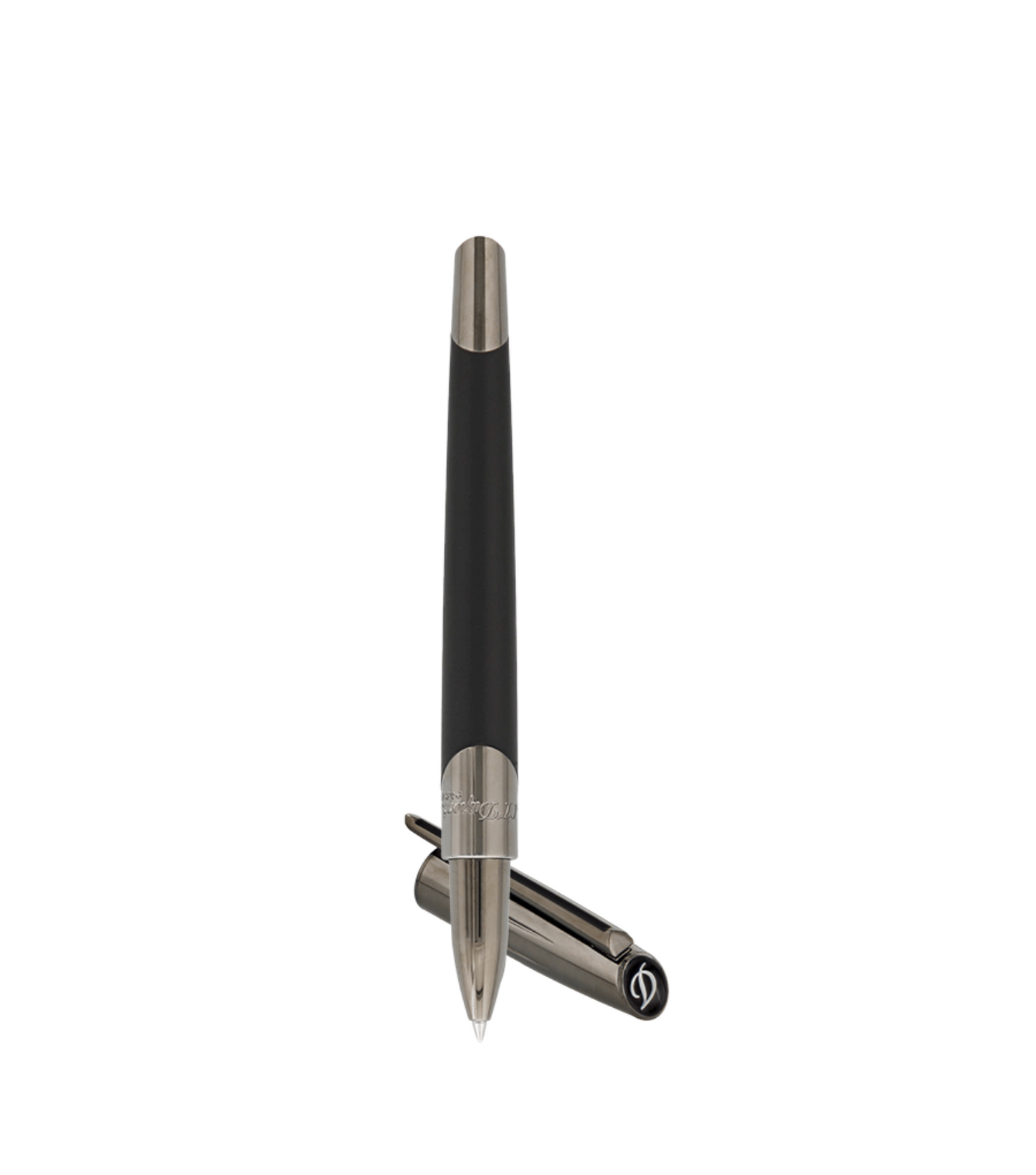 Gunmetal And Matt Black Rollerball Pen
