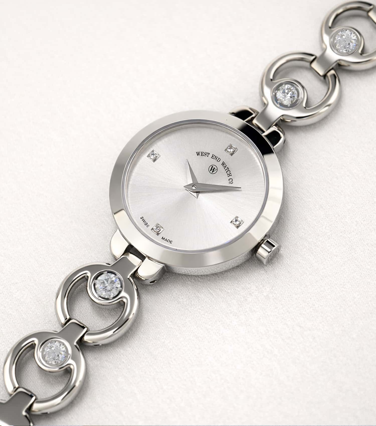 Ladies Chand 24mm Natural Diamonds