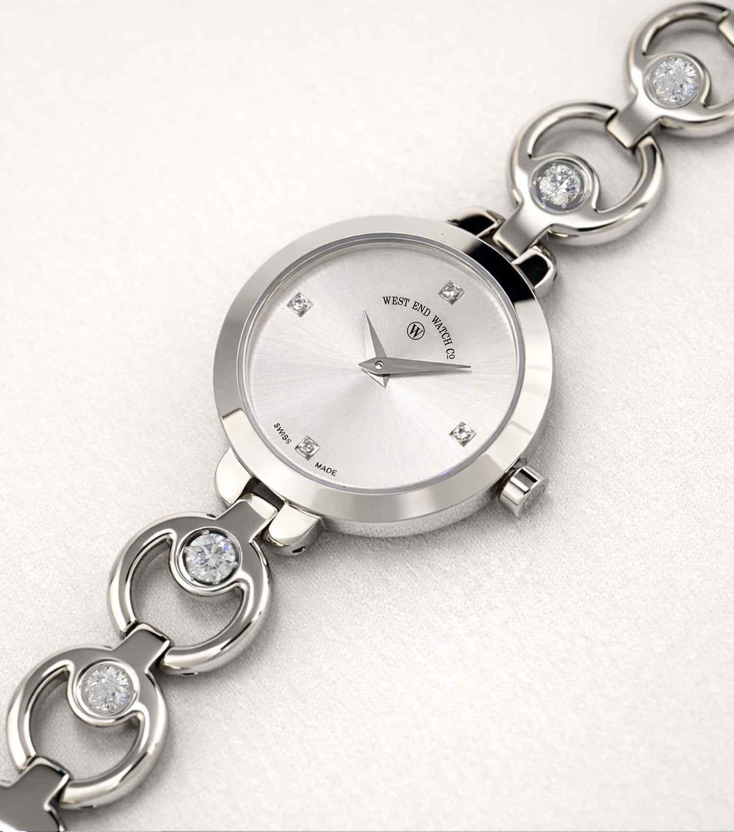 Ladies Chand 24mm Natural Diamonds