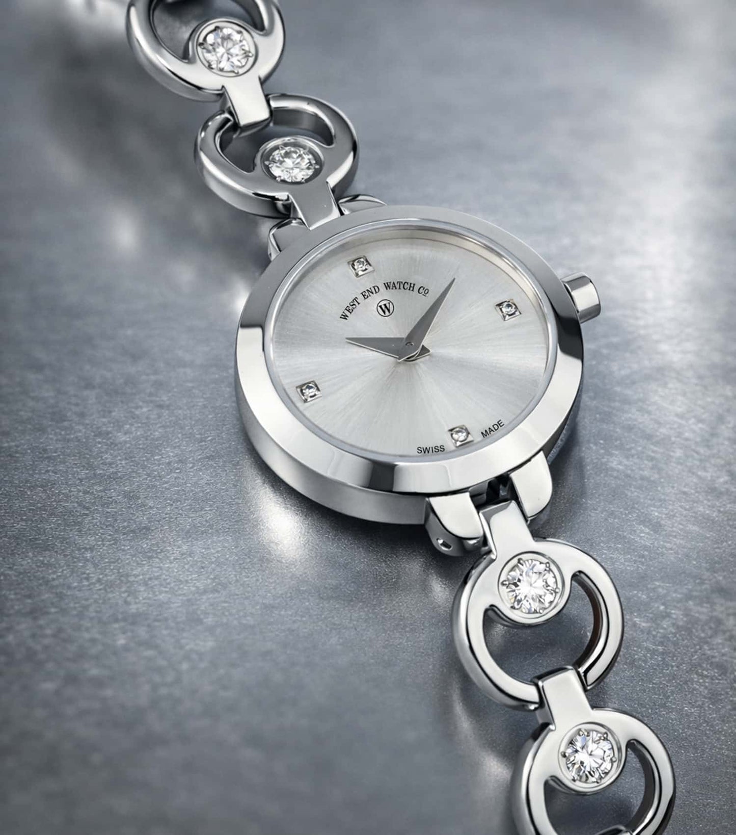 Ladies Chand 24mm Natural Diamonds