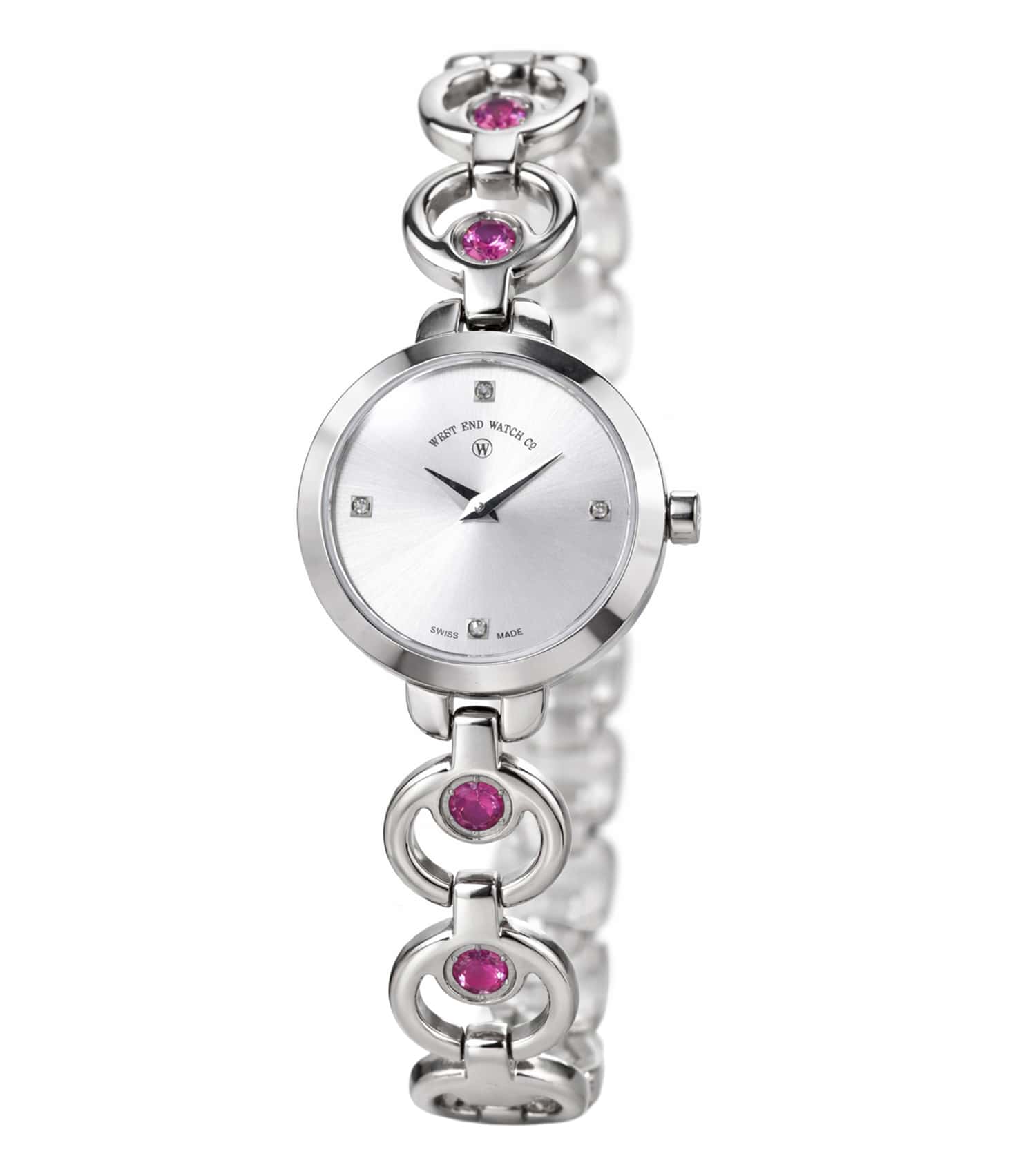Ladies Chand 24mm Natural Rhodolites