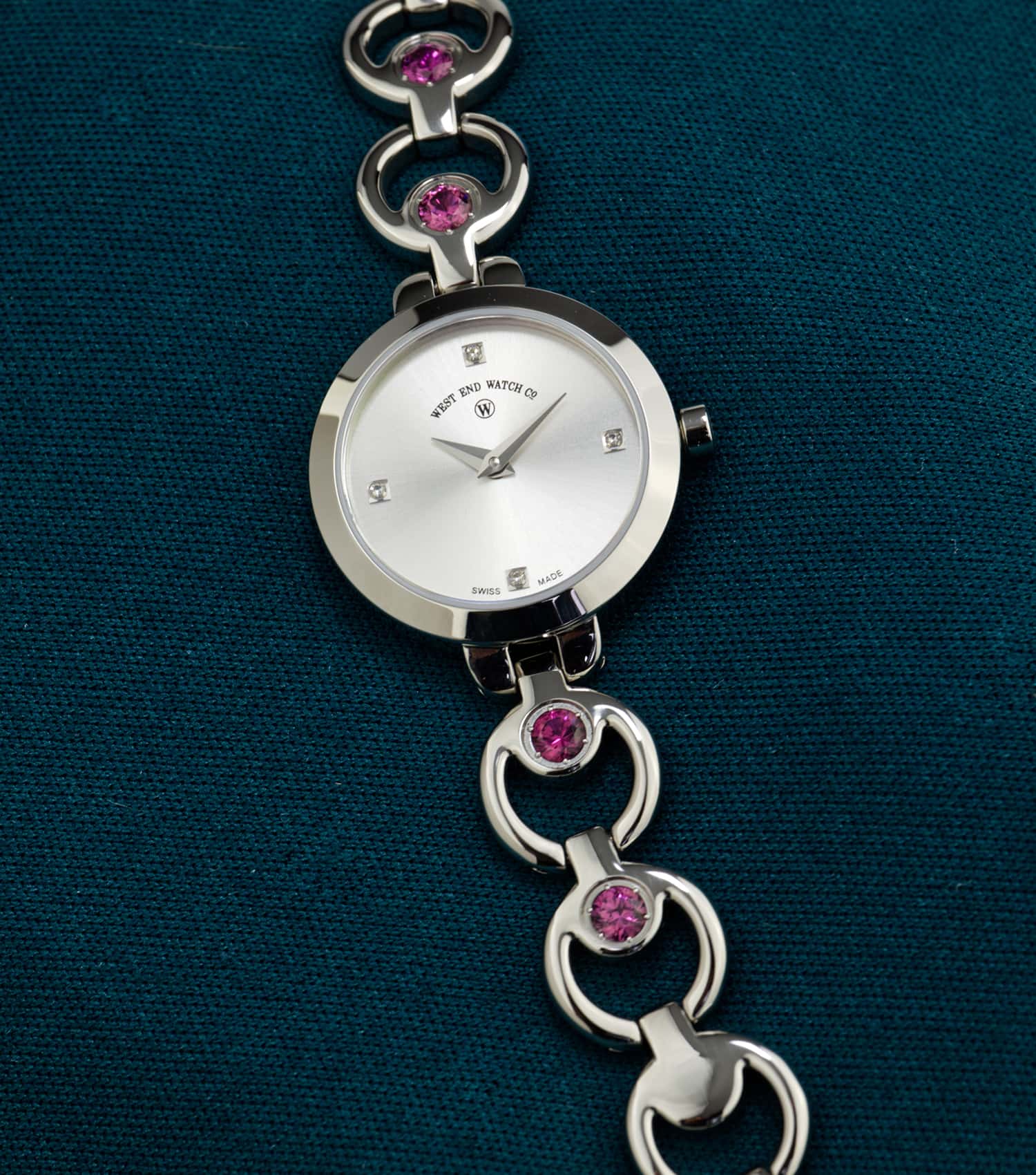 Ladies Chand 24mm Natural Rhodolites