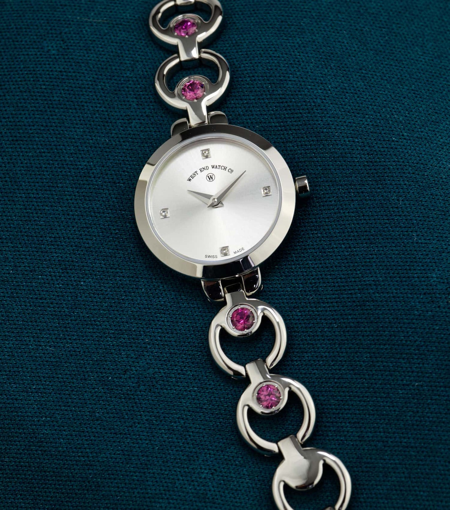 Ladies Chand 24mm Natural Rhodolites