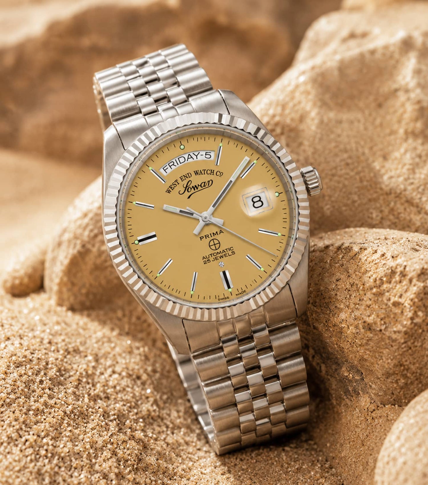 Men The Classics 41mm Sand Tan Automatic