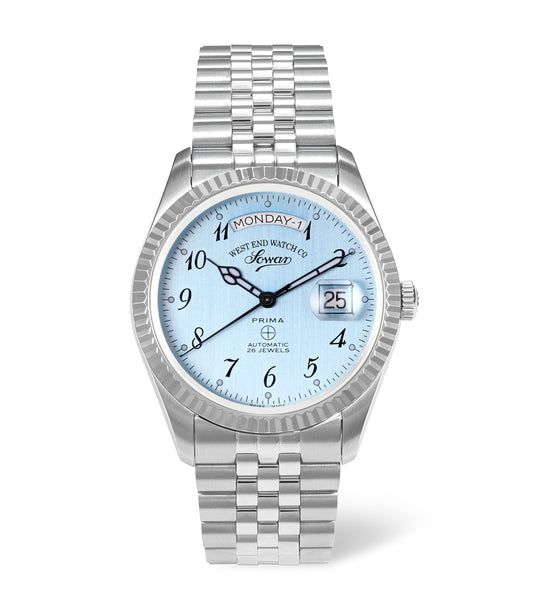 Men The Classics 41mm Light Blue Brushed Dial