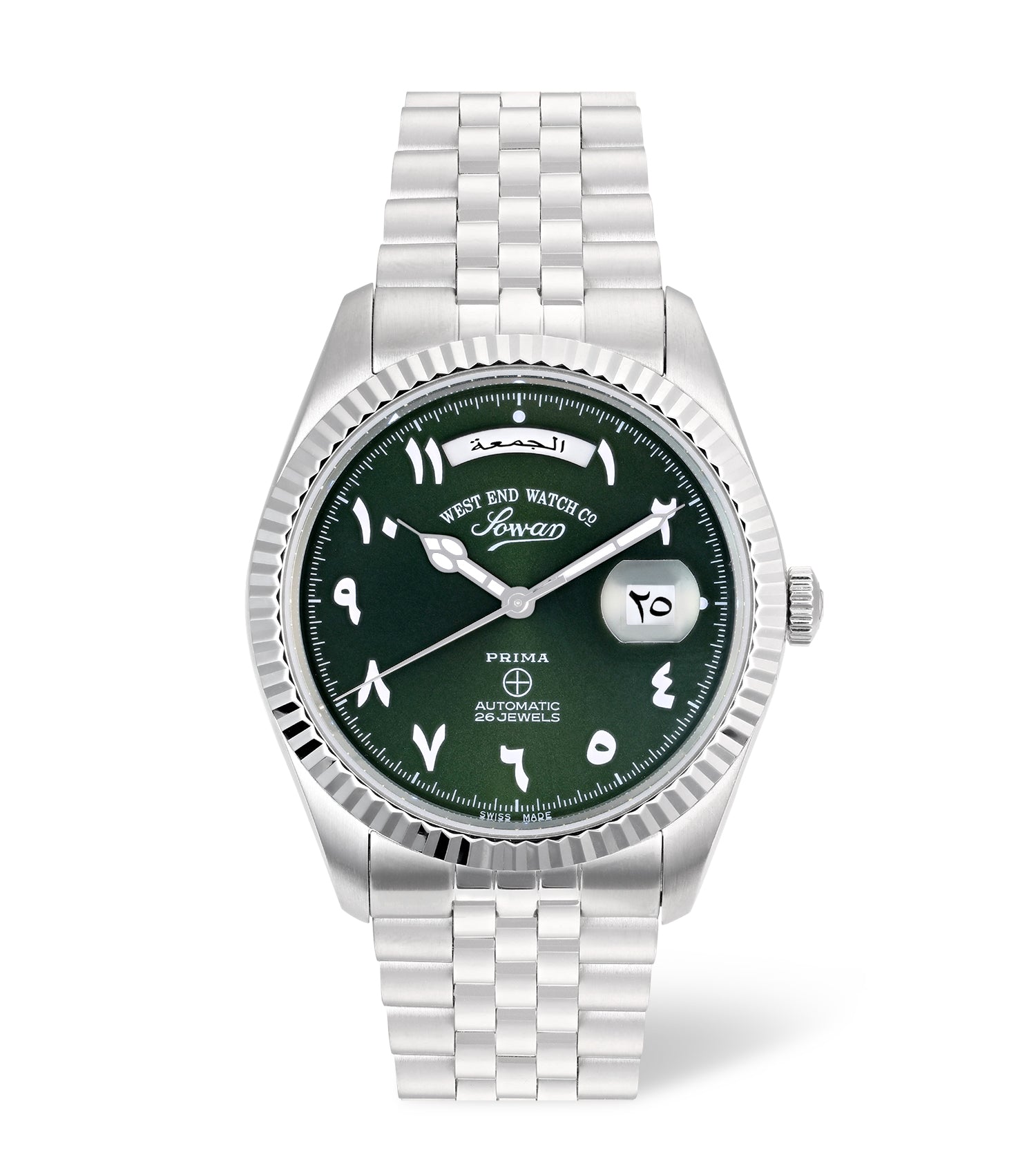 Men The Classics 41mm Green Hindi Dial