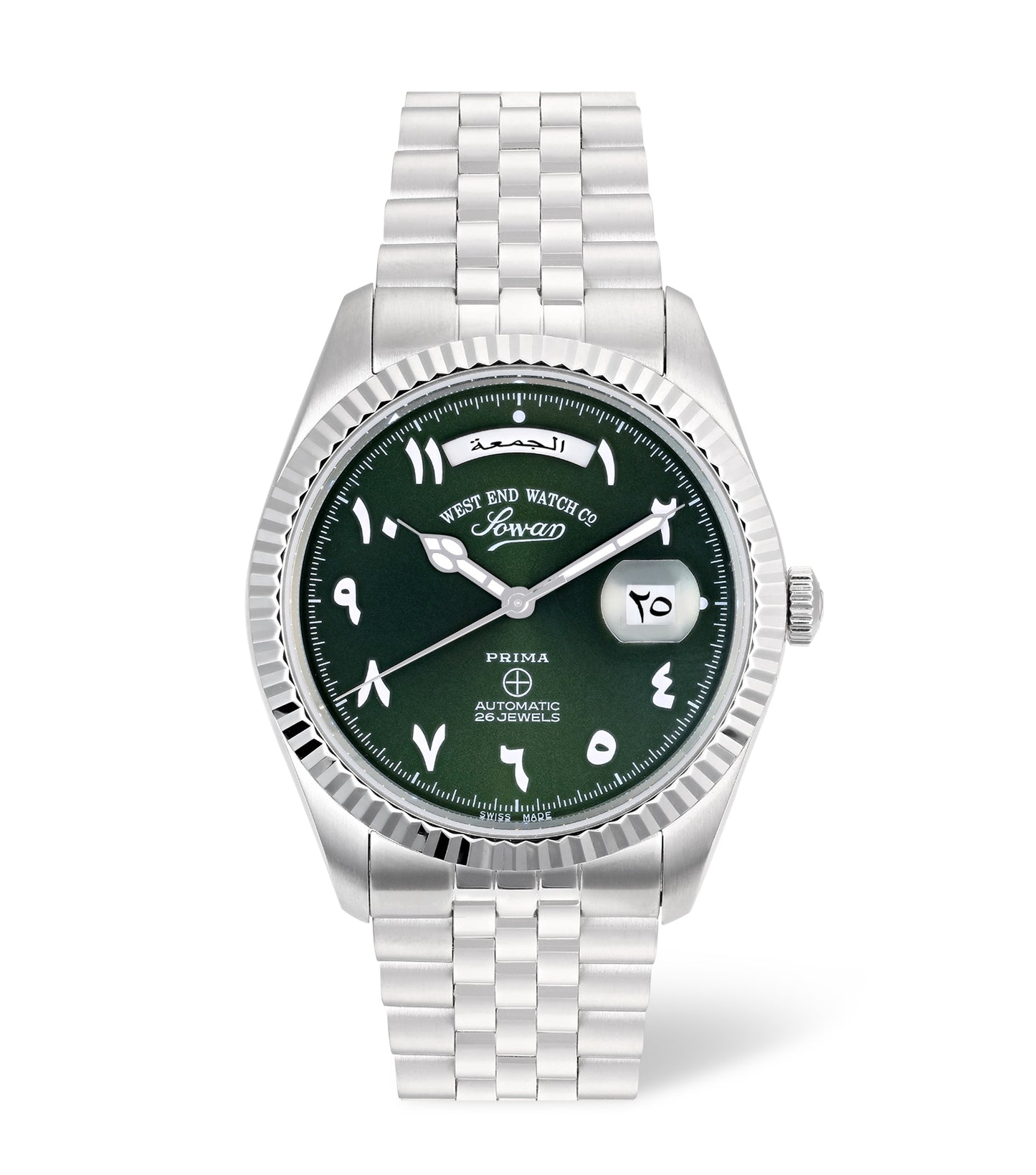 Men The Classics 41mm Green Hindi Dial