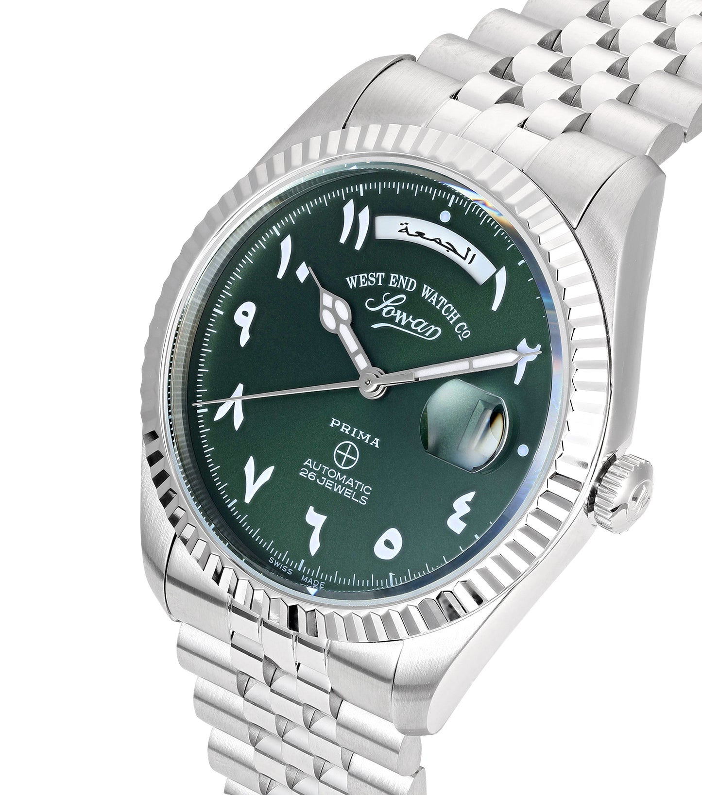 Men The Classics 41mm Green Hindi Dial