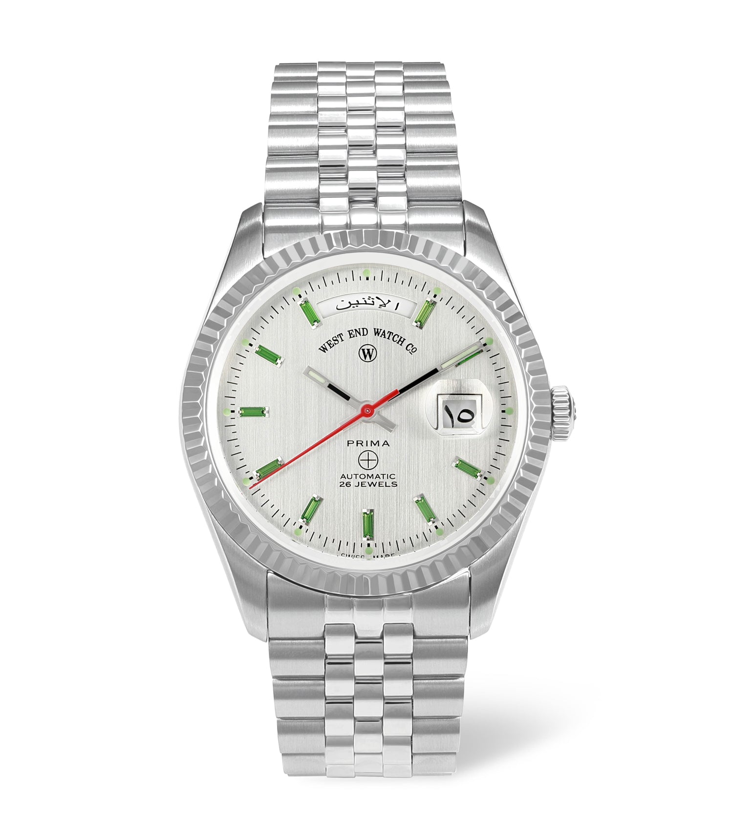 Men The Classic 41mm Automatic Green Tsavorites