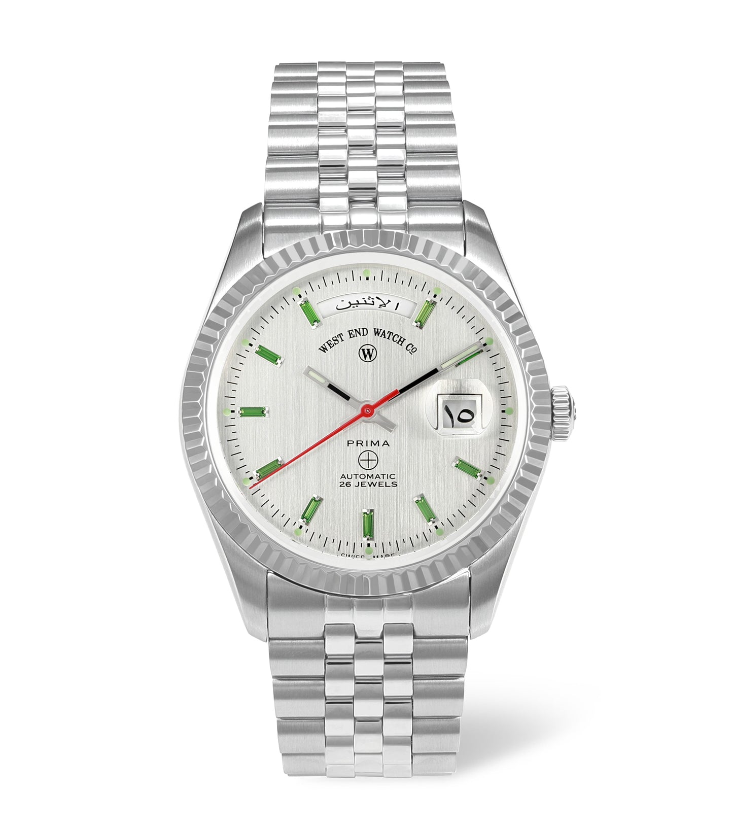 Men The Classic 41mm Automatic Green Tsavorites