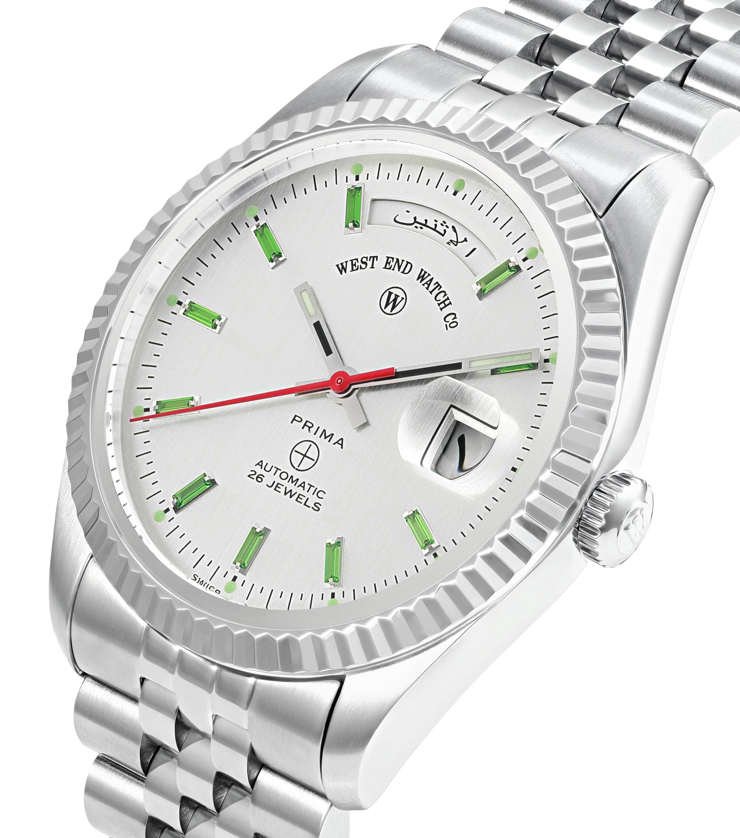 Men The Classic 41mm Automatic Green Tsavorites