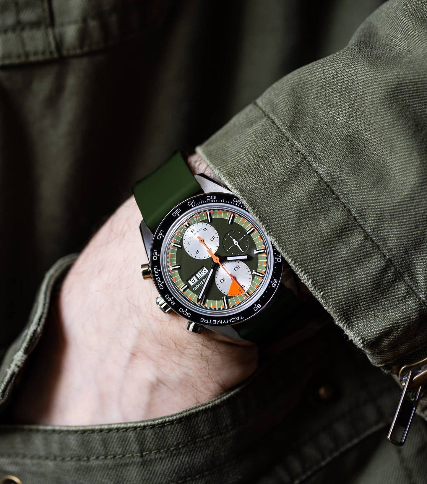 2300 Green Automatic Watch Men