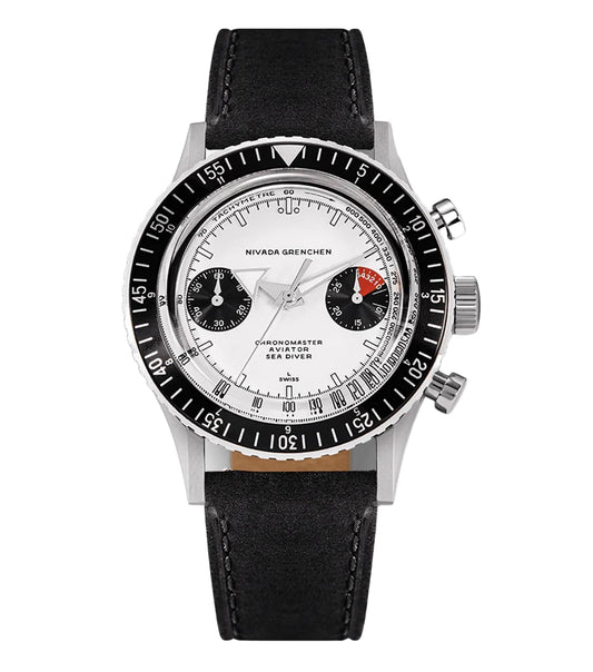 Chronomaster - White Panda (Close)(Interchangeable Bezel)