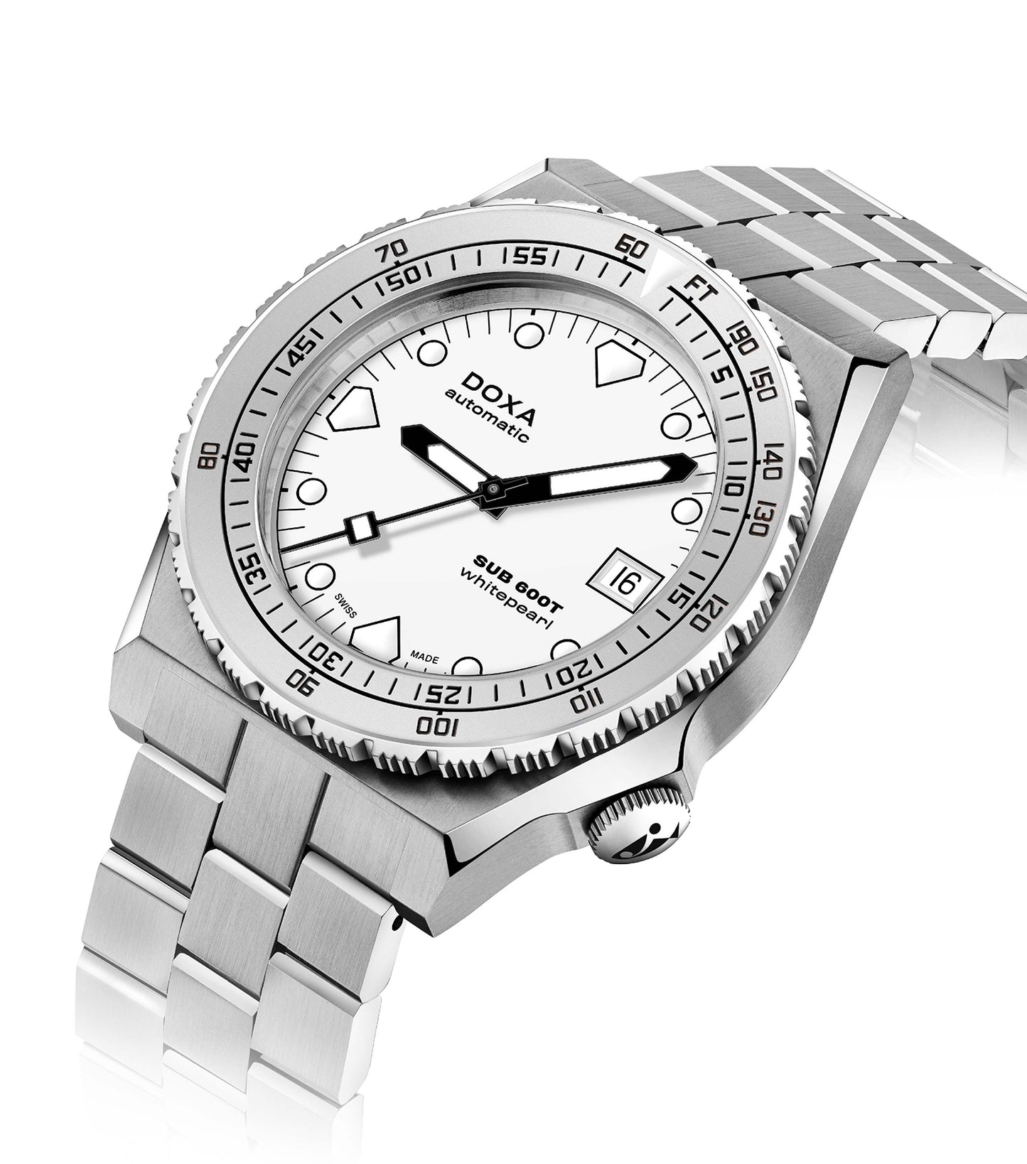 SUB 600T Whitepearl  Automatic Watch Men